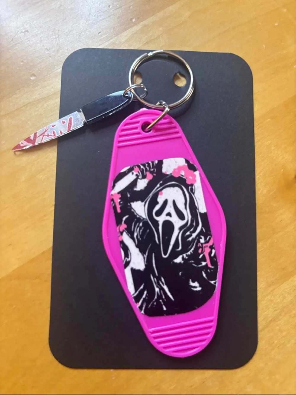 Horror Fandom Vibes Handcrafted Motel Keychains - Pick One - Picture 8 of 13